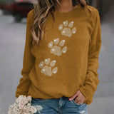 Women's Pullover Round Neck Irregular Sweater from Eternal Gleams