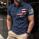 American Dream Dynamic Striped Spring Men's Casual Shirt