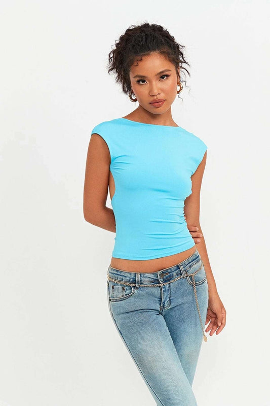 Women's Half Turtleneck Solid Color T-shirt