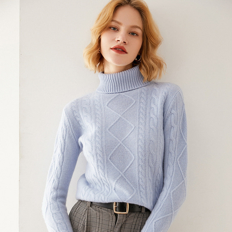 Luxury Cashmere Turtleneck Sweater: Embrace Elegance from Eternal Gleams