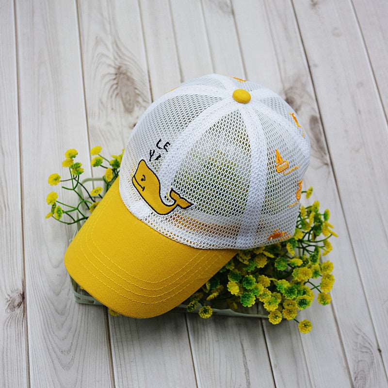 Fashion Simple Children's Printed Baseball Cap