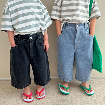 Children's New Style Wide Leg Jeans