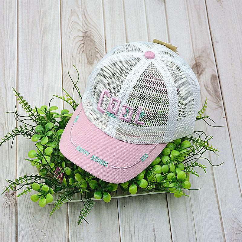 Fashion Simple Children's Printed Baseball Cap