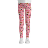 Whimsy Wonderland: Digital Print Girls Leggings from Eternal Gleams