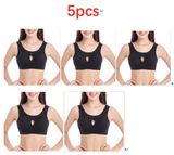 Cotton Anti-expansion Anti-Sag Gathering Adjustment Sports Bra from Eternal Gleams