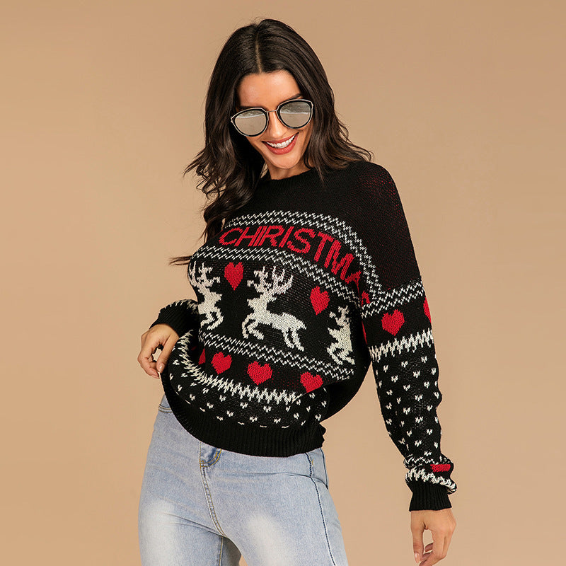 Gemütlicher Weihnachts-Rehkitz-Pullover: Festlicher Komfort