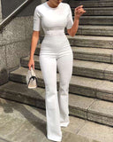 Dare to Impress: Women's Elastic Jumpsuit