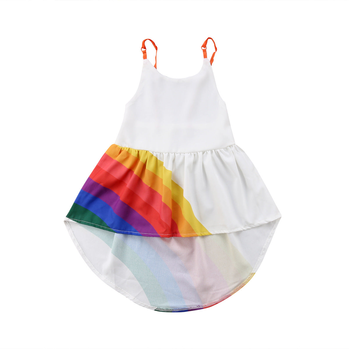 Sleeveless rainbow print dress from Eternal Gleams