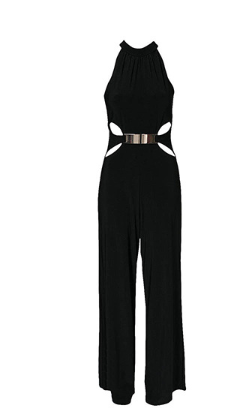 Chic Black High-Neck Jumpsuit from Eternal Gleams