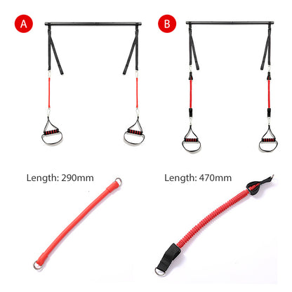 Body Workout Trainer Bar with Resistance Bands for Home Fitness