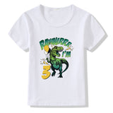 Children's T-shirt Numbers 1-9 Birthday T-shirt from Eternal Gleams