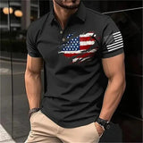 American Dream Dynamic Striped Spring Men's Casual Shirt