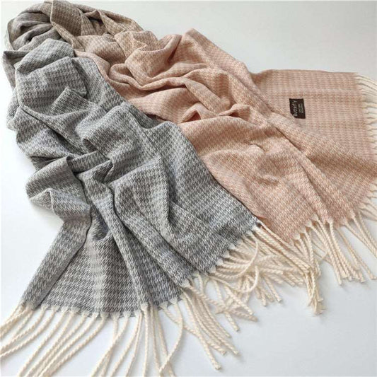 Luxury Cashmere Feel Scarf - Unisex Couple Scarf