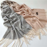 Luxury Cashmere Feel Scarf - Unisex Couple Scarf