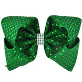 Large sparkly bow clip with drill (12 pieces Set)