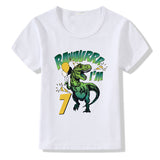 Children's T-shirt Numbers 1-9 Birthday T-shirt from Eternal Gleams