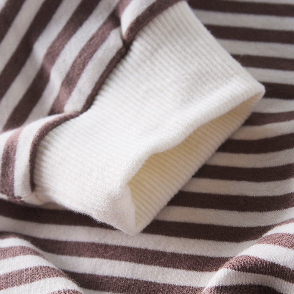 Cozy Striped Hatching Suit - Baby Clothes for Fall from Eternal Gleams