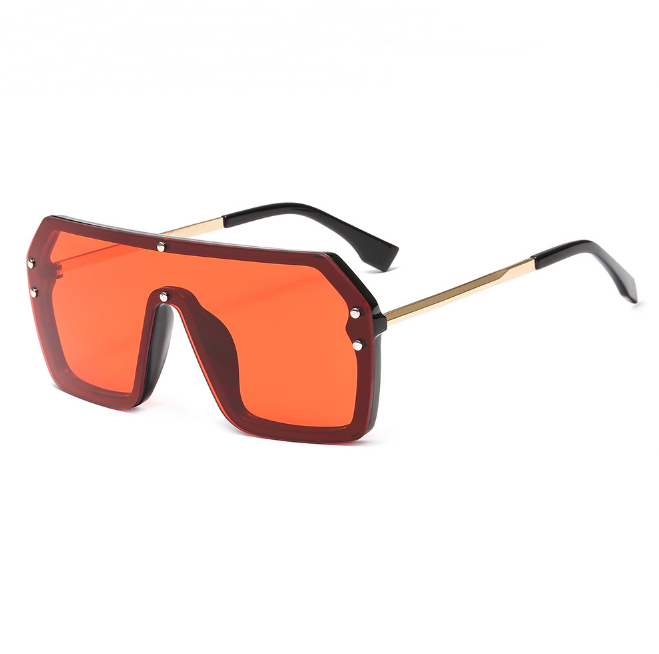 Oversized Square Sunglasses - Mirrored UV400 - Bold Style from Eternal Gleams