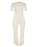 Dare to Impress: Women's Elastic Jumpsuit from Eternal Gleams