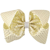 Large sparkly bow clip with drill (12 pieces Set)