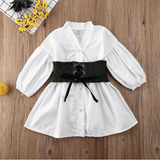 Kids Baby Irls Clothes White A-Line Shirt Dress For Irl from Eternal Gleams