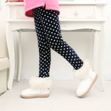 Cozy Comfort: Girls' Acetate Warm Leggings from Eternal Gleams