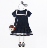 Stylish Summer Cotton Uniform Dress for Girls from Eternal Gleams.