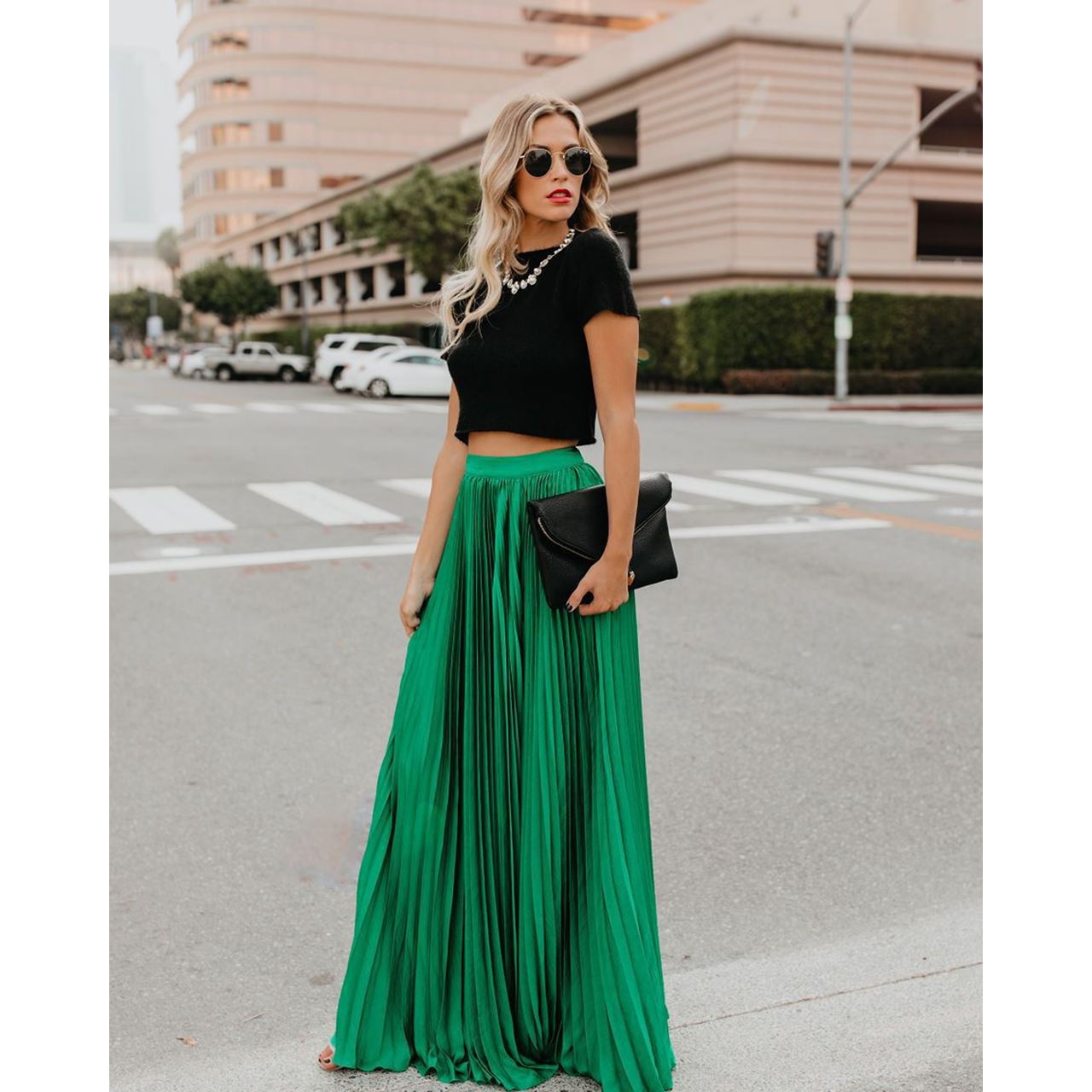 Women fashion casual skirt girls high Waist long skirts from Eternal Gleams