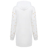 Christmas hot sale printed mid-length pocket hooded long-sleeved sweater from Eternal Gleams