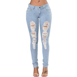 Ripped Jeans For Women Women Jeans Pencil Pants Denim Jeans from Eternal Gleams