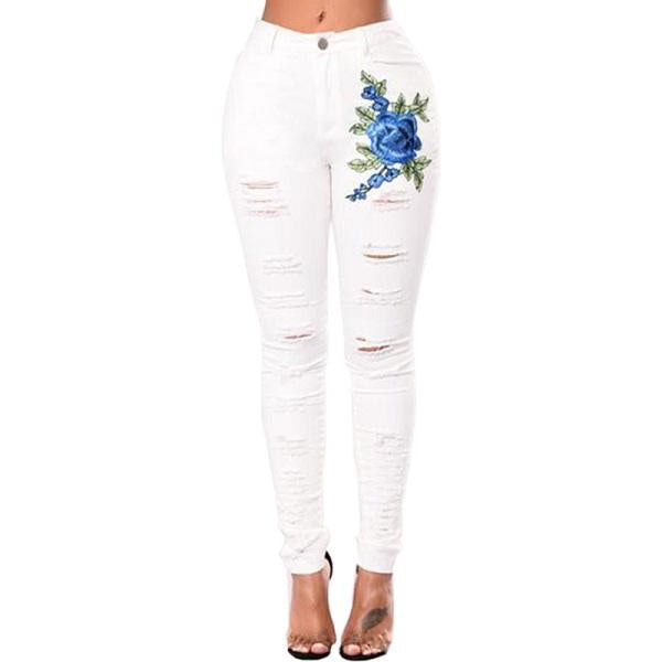 Ripped Jeans For Women Women Jeans Pencil Pants Denim Jeans from Eternal Gleams