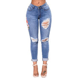 Ripped Jeans For Women Women Jeans Pencil Pants Denim Jeans from Eternal Gleams