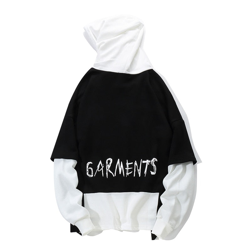 Men Graffiti Oversize Hoodies Hip-hop Round Neck - Cotton from Eternal Gleams