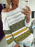 Vivid Print Round Neck Sweater from Eternal Gleams