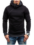 Oblique Zipper Hoody,Tracksuit Male Sweatshirt Hoody from Eternal Gleams