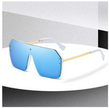 Oversized Square Sunglasses - Mirrored UV400 - Bold Style from Eternal Gleams