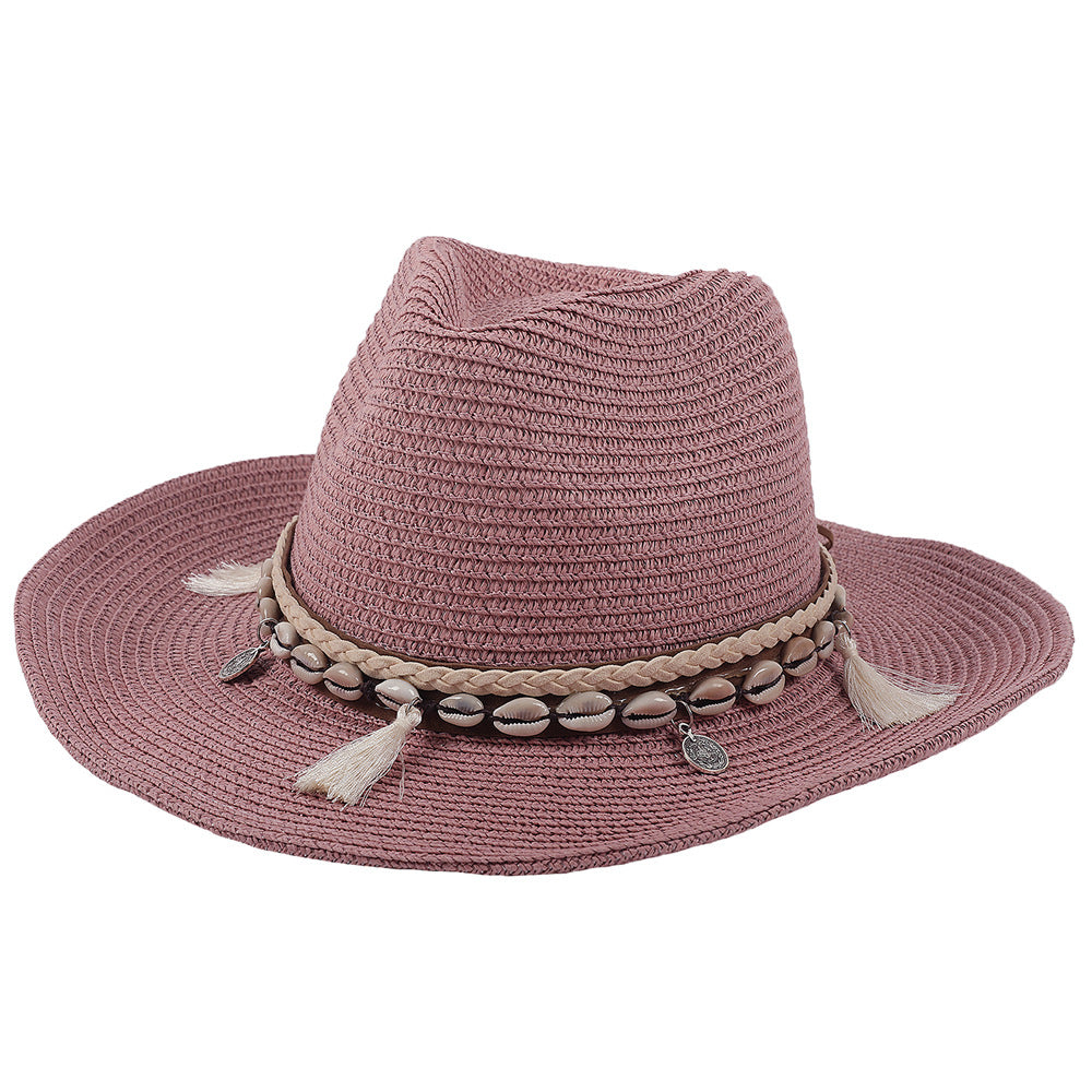 Shell tassel sun hat from Eternal Gleams