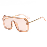 Oversized Square Sunglasses - Mirrored UV400 - Bold Style from Eternal Gleams