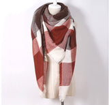 Chic Geometric Elegance: Women's Triangle Scarf from Eternal Gleams