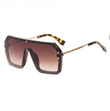 Oversized Square Sunglasses - Mirrored UV400 - Bold Style from Eternal Gleams