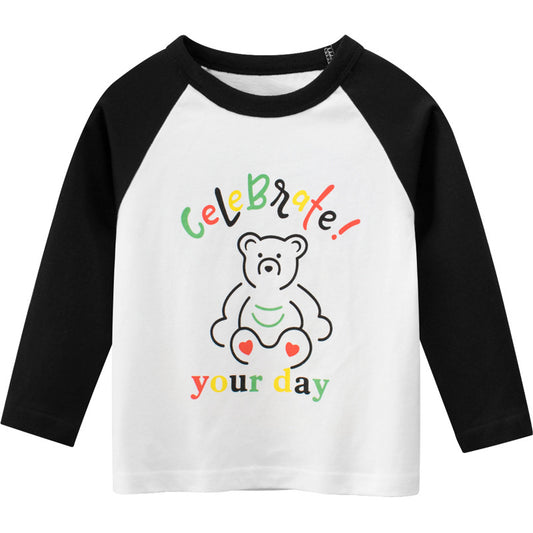 Spring Girls' T-Shirt Long Sleeve T-Shirt Baby Clothes from Eternal Gleams