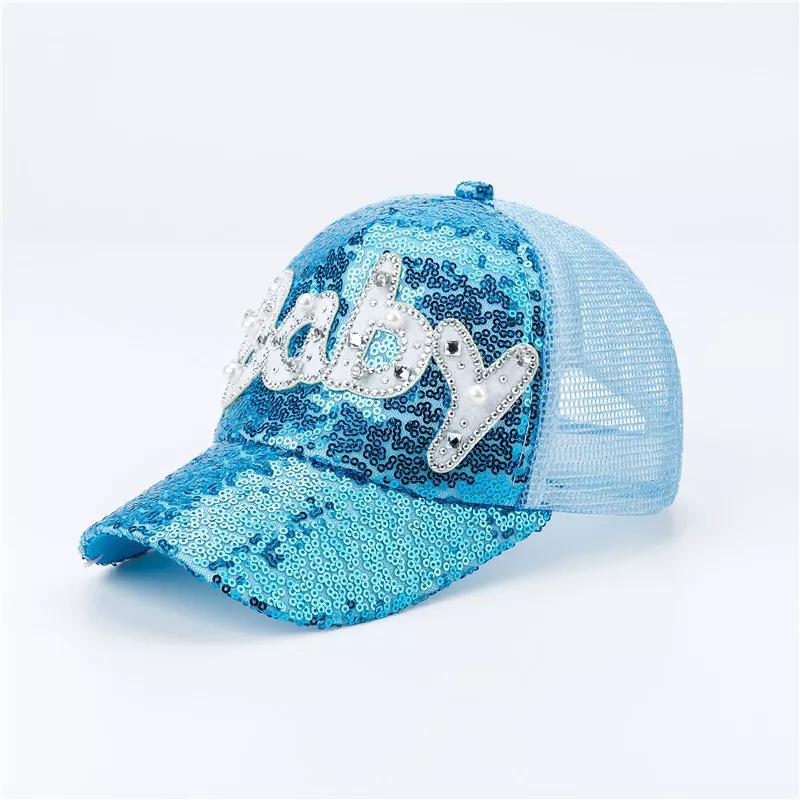 Men's And Women's Caps Men's Hats Sequins Sunscreen Baseball from Eternal Gleams