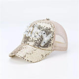 Men's And Women's Caps Men's Hats Sequins Sunscreen Baseball from Eternal Gleams