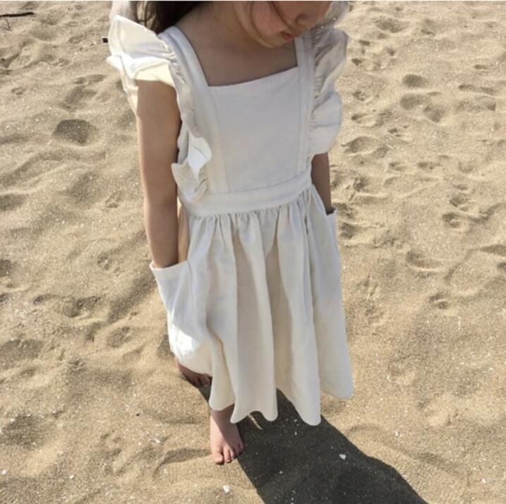Casual Pure Color Princess Dress for Girls from Eternal Gleams.