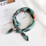 Satin Glamour: Chic Head and Neck Scarf Headband from Eternal Gleams