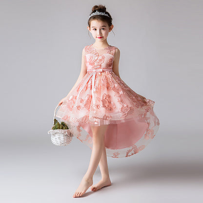 Elegant Princess Flower Girl Wedding Dress for Girls from Eternal Gleams.