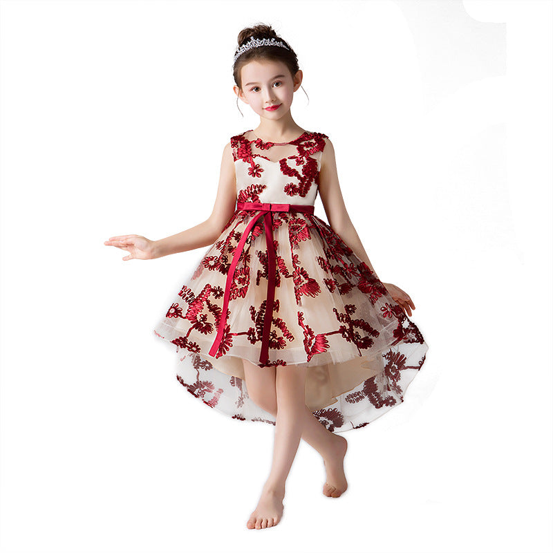 Elegant Princess Flower Girl Wedding Dress for Girls from Eternal Gleams.