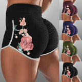 Women Female Push Up Gym Legging Running Floral Workout Shorts Scrunch Booty Gym Comfortable Pants from Eternal Gleams