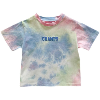 T-shirt tie-dye pour bébé Rainbow Dreams