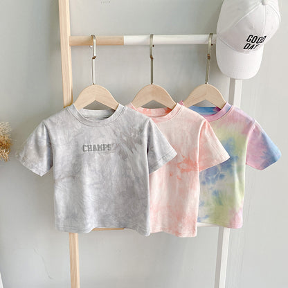 T-shirt tie-dye pour bébé Rainbow Dreams